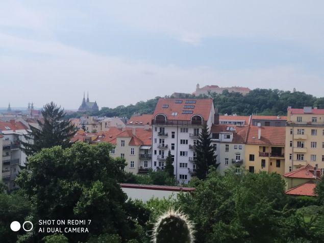 výhled z balkonu