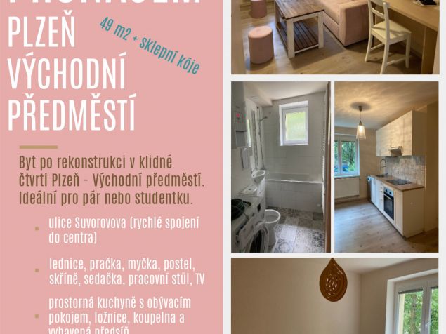 Pronájem bytu Plzeň