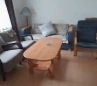 Cozy living room seating area