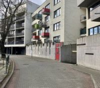 Street view of residential building
