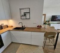 Kitchen counter with sink