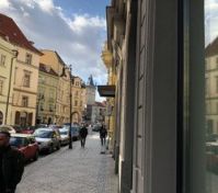 View from the entrance of house to OldTown square