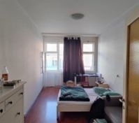 Bed and a desk