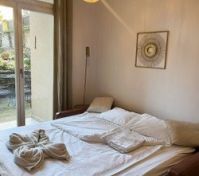 Bedroom with garden door access