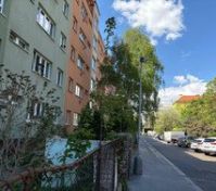 street in front of building