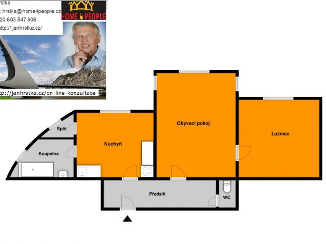 Půdorys bytu