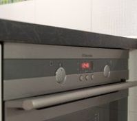 Built-in oven close-up