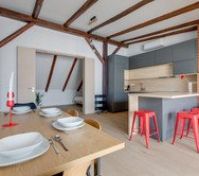 kitchen & living space