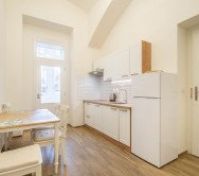 Kitchen and entrance to balcony