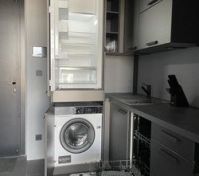 fridge, washing machine, dishwasher, microwave, oven