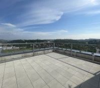 rooftop grill area