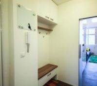 předsíň - pohled do obývacího pokoje