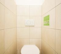 Clean separate toilet room