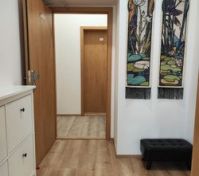 A view to the outdoor from the entrance