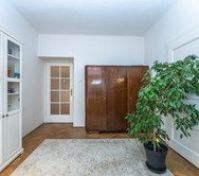 Room with bookcase and wardrobe