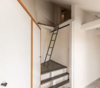 Entry for the sleeping area