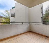 Private balcony with building view
