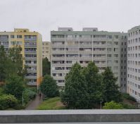 výhled z balkonu